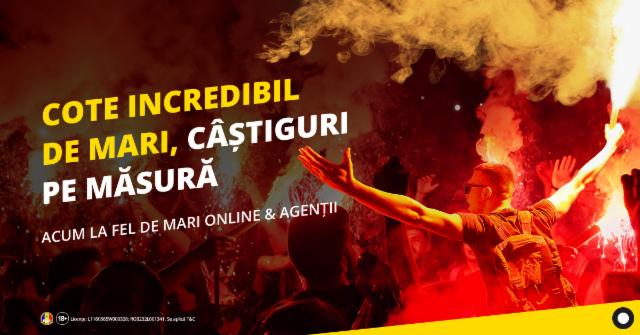 Cote incredibil de mari! Online și în agenții