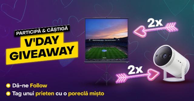 Premii două proiectoare și ecrane de proiecție